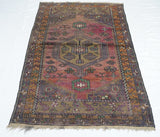 Vintage Turkish Tribal Rug 3' x 5'7''