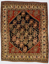 Antique Qashqai Rug 4'8" x 6'0"