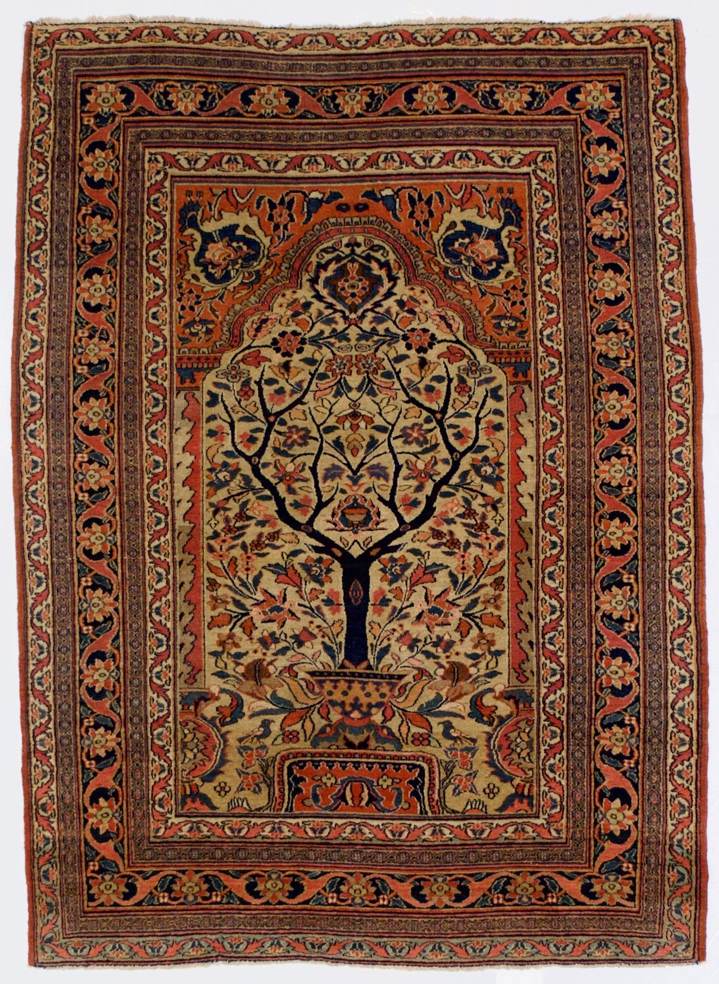 Antique Doroksh Rug 4' 2" x 5' 7''