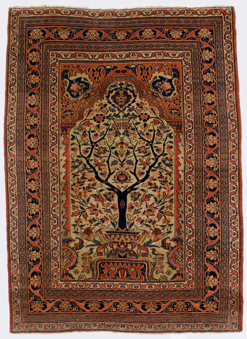 Antique Doroksh Rug 4' 2