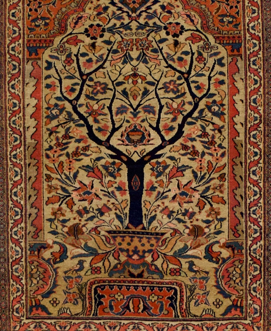 Antique Doroksh Rug 4' 2" x 5' 7''