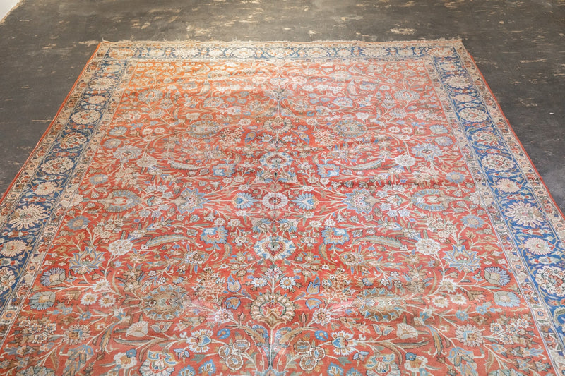 Antique Tehran Rug 9'1'' x 12'2''``