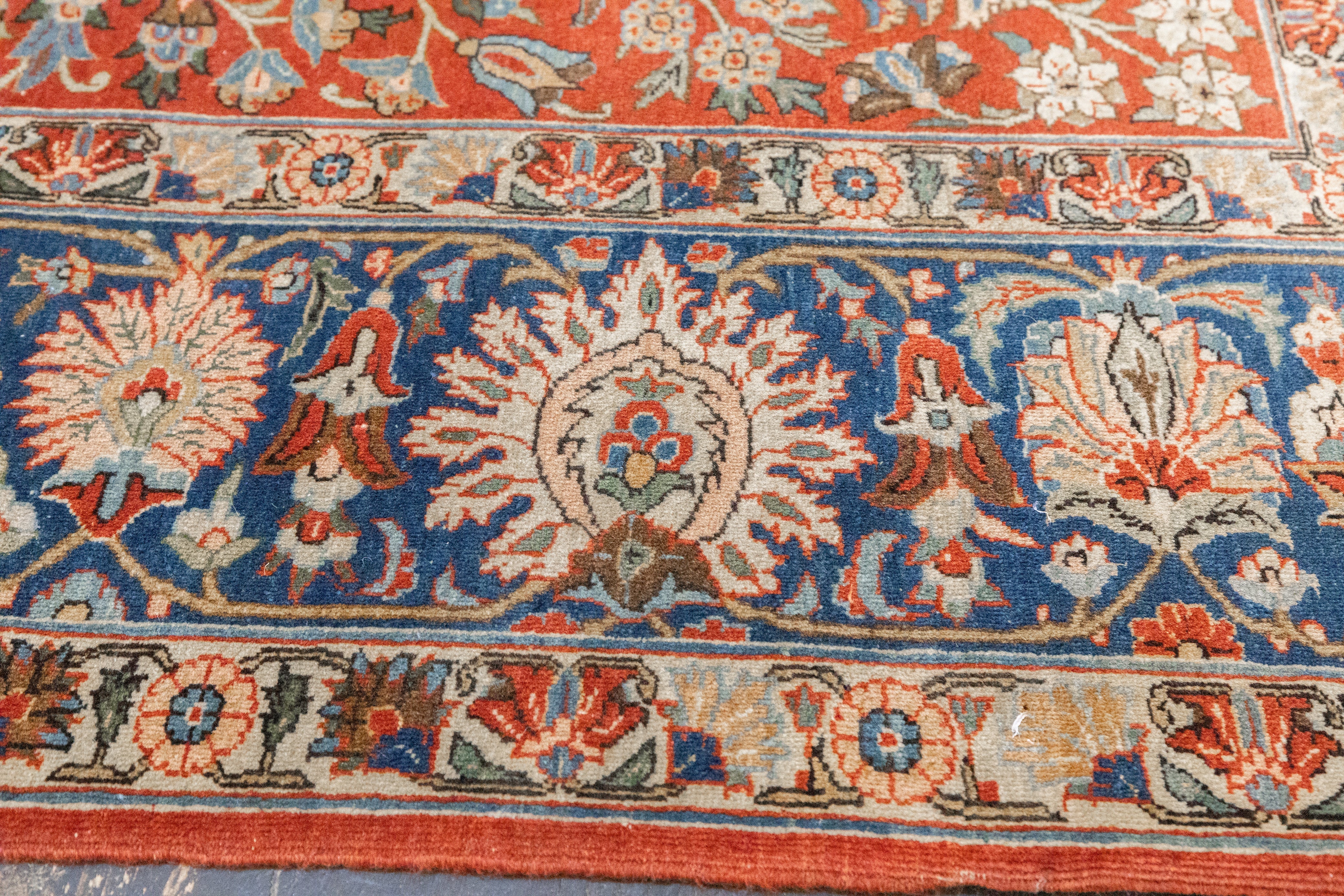Antique Tehran Rug 9'1'' x 12'2''``