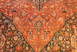 Antique  Hajijalili Tabriz Rug 11' 0" x 18' 0"