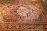 Antique  Hajijalili Tabriz Rug 11' 0" x 18' 0"