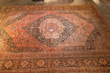 Antique  Hajijalili Tabriz Rug 11' 0" x 18' 0"