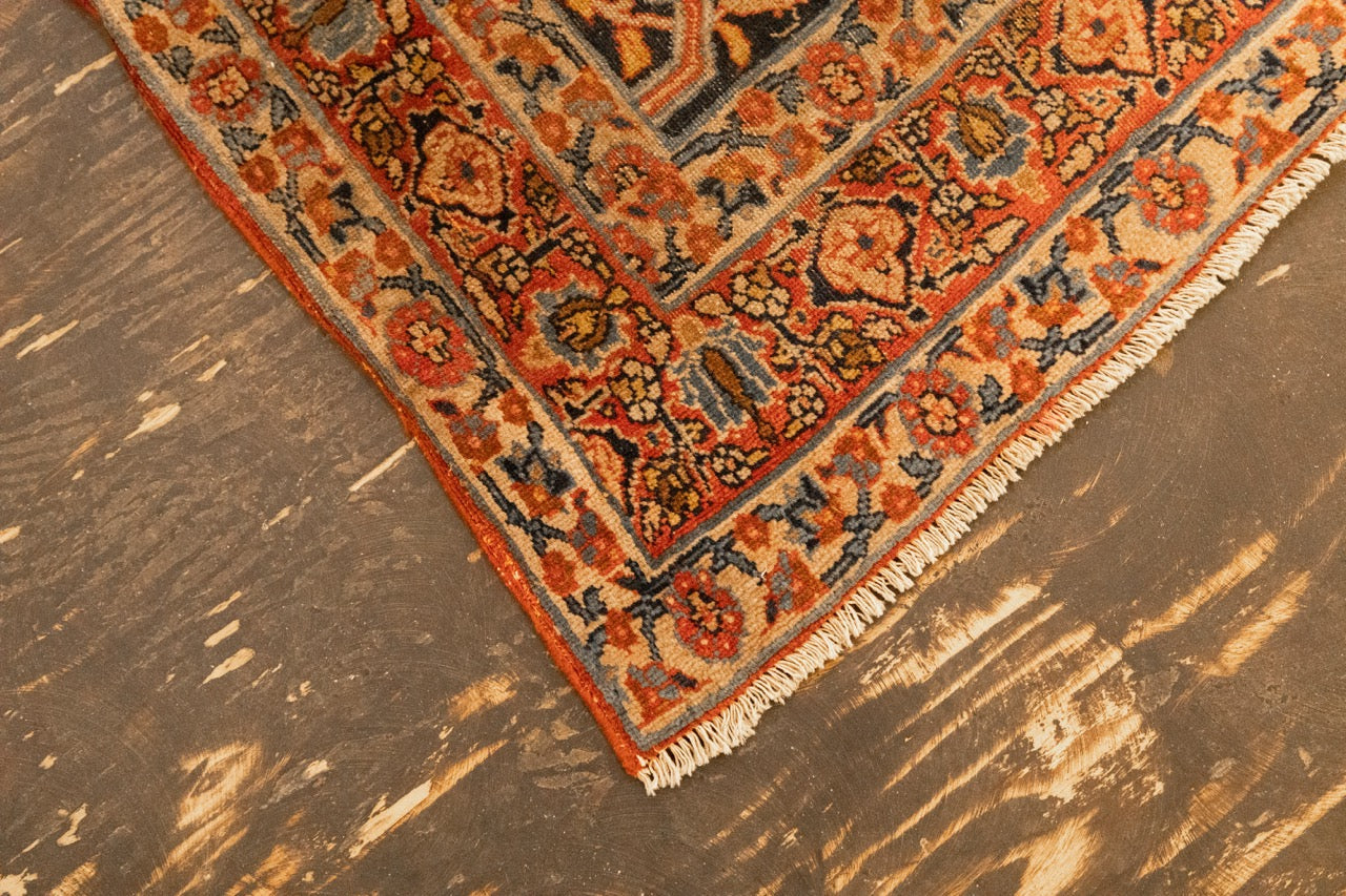Antique  Hajijalili Tabriz Rug 11' 0" x 18' 0"