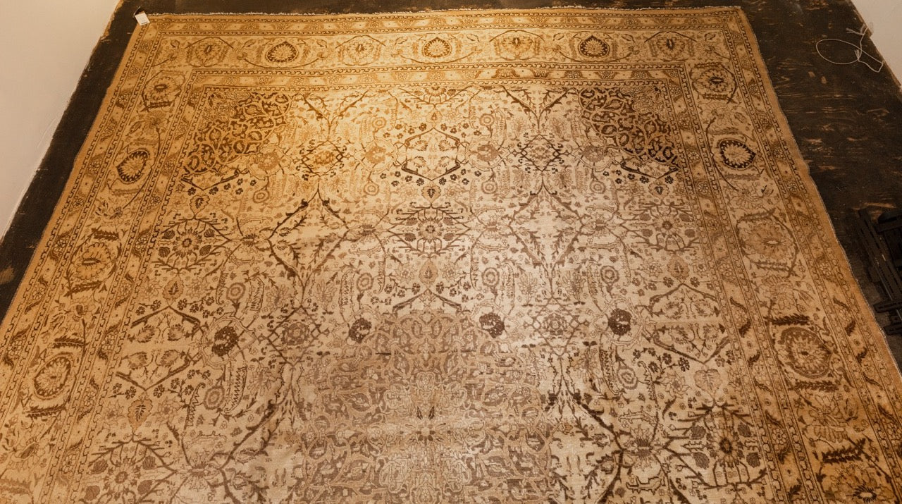 Vintage  Tabriz 12'11" x 17' 4''