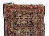 Antique  Mahal Wool Long Rug 3'1" x 13' 6''