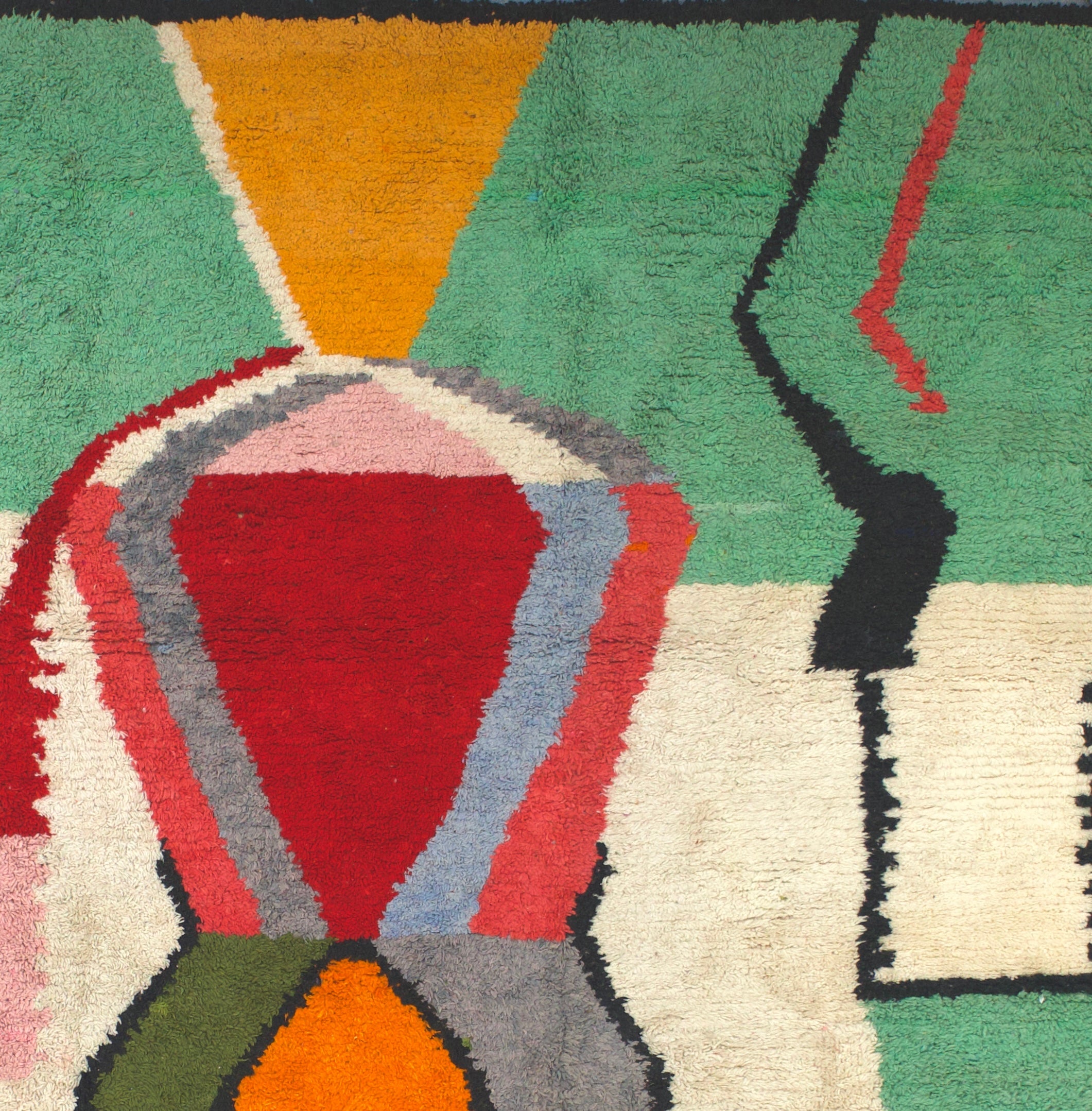 Vintage Moroccan Wool Rug 9' 0" x 11' 10''
