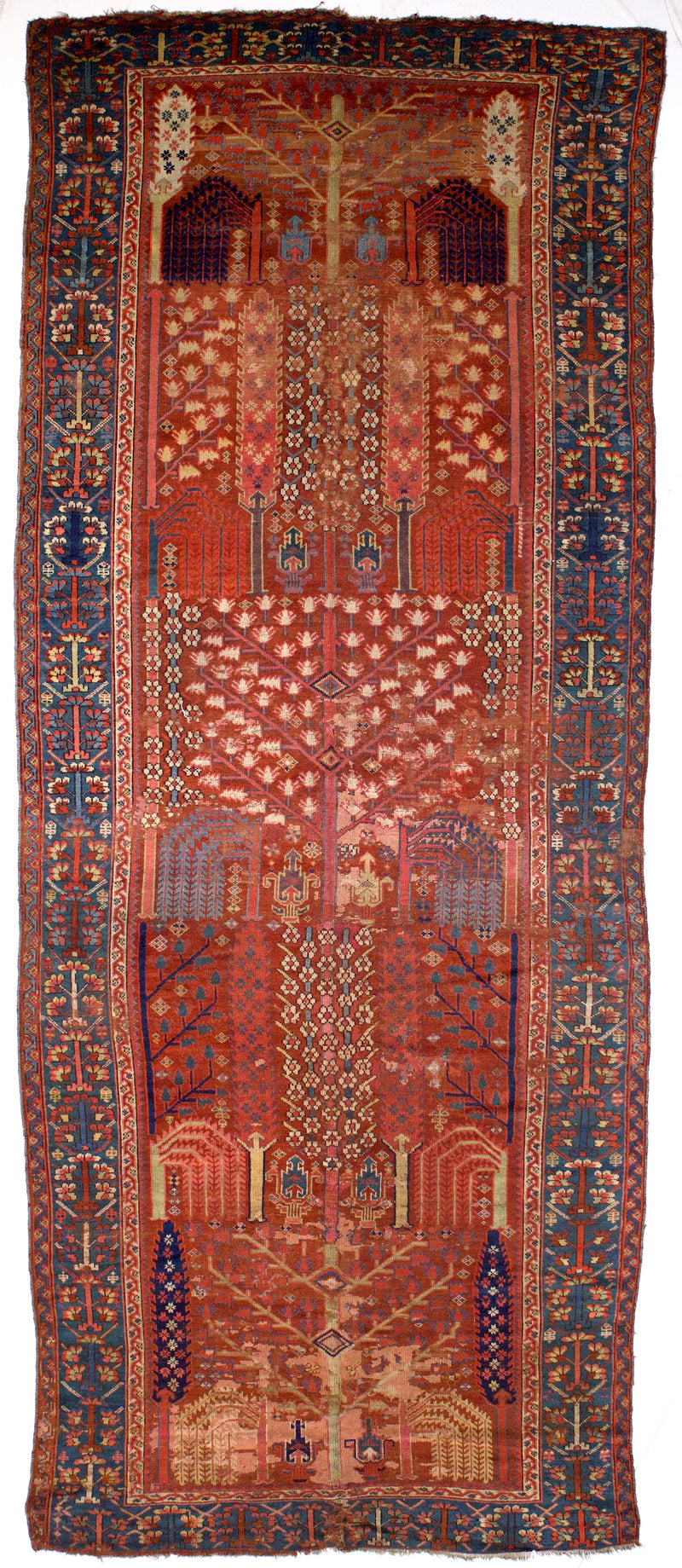 Early Antique Bakhshayesh Long Rug 5'8