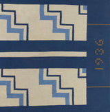 Vintage Swedish Rug Signed and Dated 8' 6" x 12' 5''