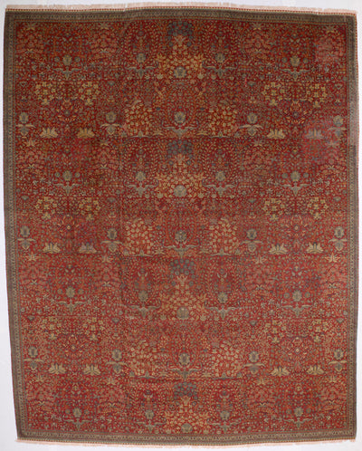 Antique Mohtasham Kashan Rug 10' 5