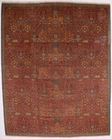 Antique Mohtasham Kashan Rug 10' 5" x 13' 1"