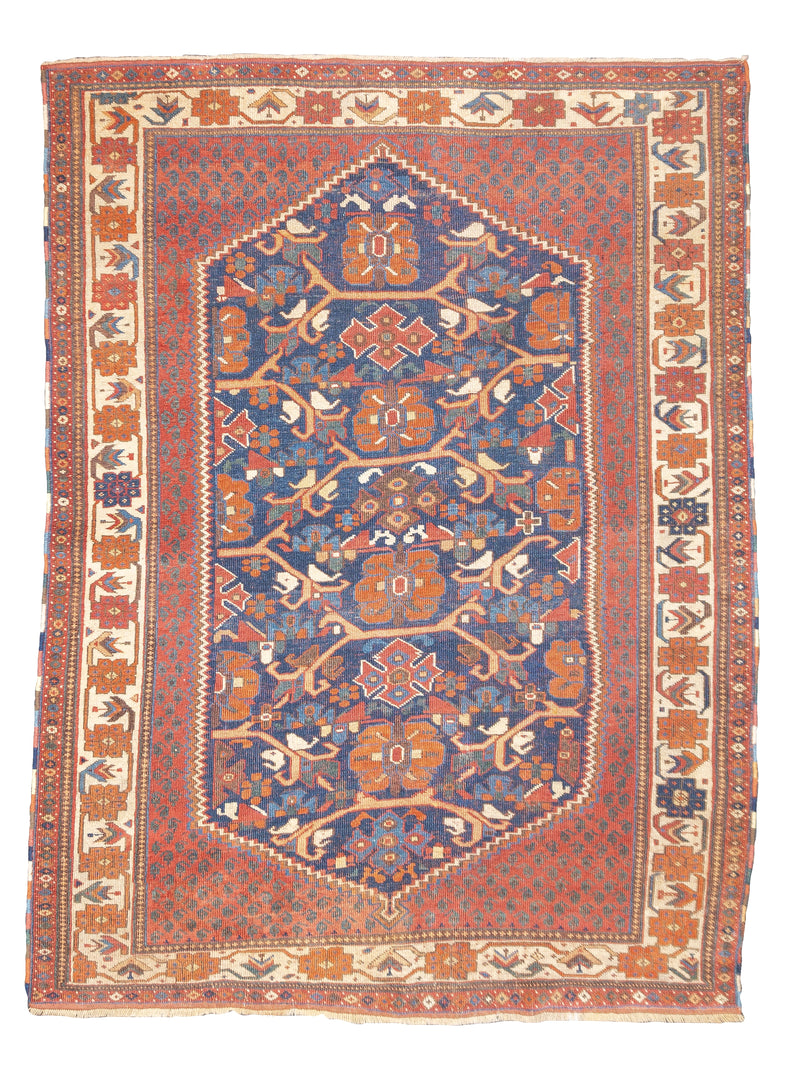 Antique  Afshar Rug 4'1