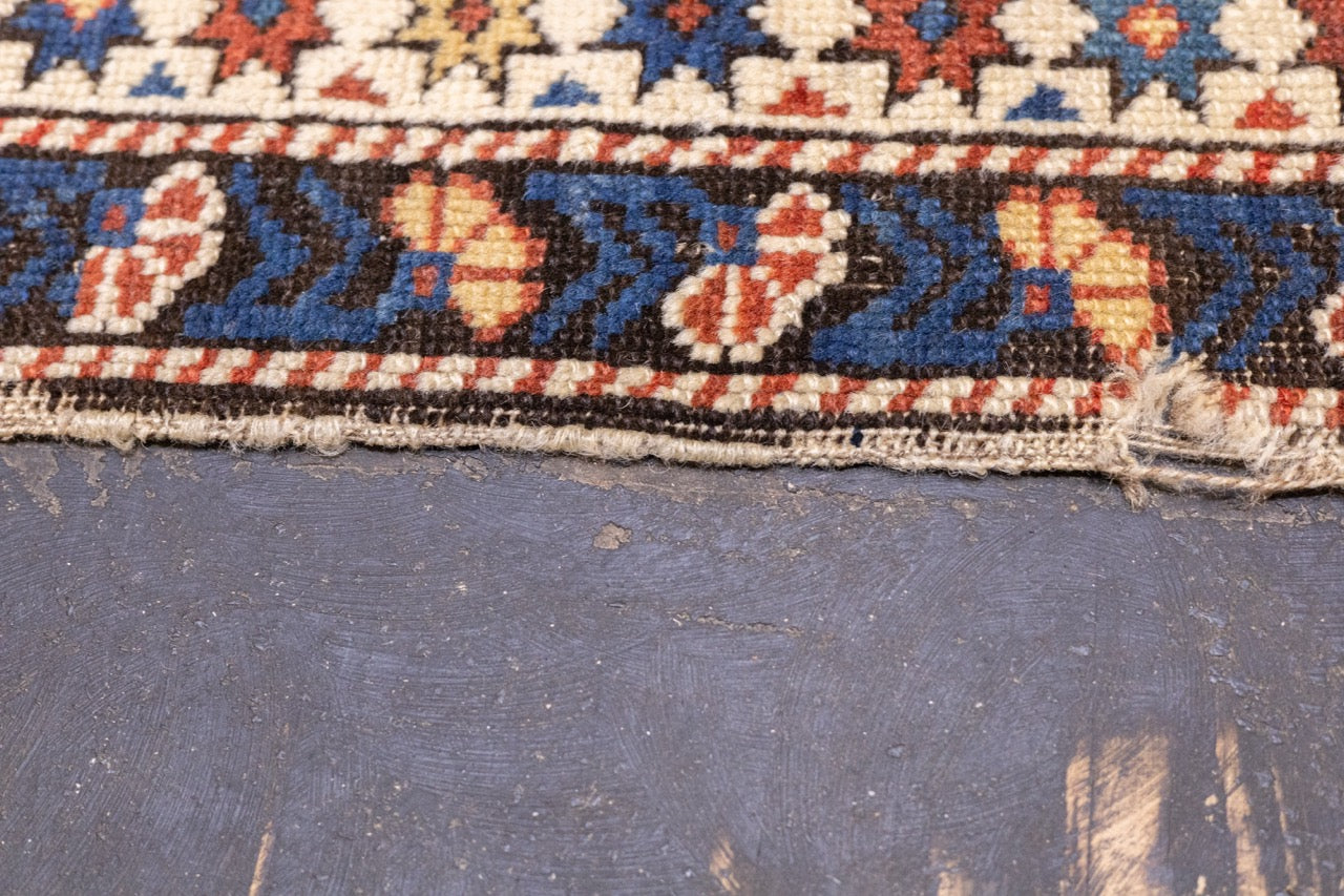 Antique Caucasian Shirvan Bijov Rug 2' 10'' x 6' 0"
