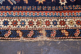 Antique Caucasian Shirvan Bijov Rug 2' 10'' x 6' 0"