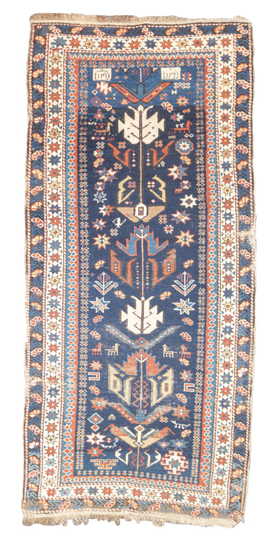 Antique Caucasian Shirvan Bijov Rug 2' 10'' x 6' 0