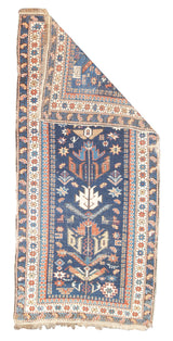 Antique Caucasian Shirvan Bijov Rug 2' 10'' x 6' 0"