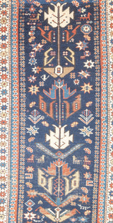 Antique Caucasian Shirvan Bijov Rug 2' 10'' x 6' 0"