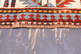 Antique Caucasian Kazak Rug 3' 10" x 6' 9"