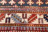 Antique Caucasian Kazak Rug 3' 10" x 6' 9"