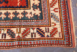 Antique Caucasian Kazak Rug 3' 10" x 6' 9"