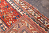 Antique Caucasian Kazak Rug 3' 10" x 6' 9"