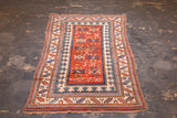 Antique Caucasian Kazak Rug 3' 10" x 6' 9"