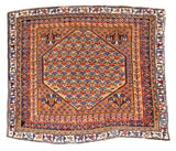 Antique  Qashqai Mat 1' 7'' x 1' 7''