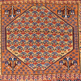 Antique  Qashqai Mat 1' 7'' x 1' 7''