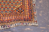 Antique  Qashqai Mat 1' 7'' x 1' 7''