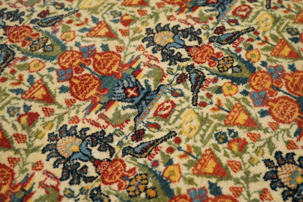 Extreamly Fine Antique  Tehran Rug 4'9'' x 6'8''