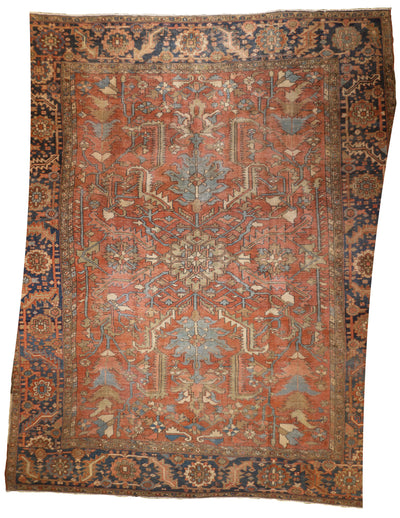 Antique Heriz Rug 9' 9