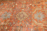 Antique Heriz Rug 9' 9" x 11' 10''