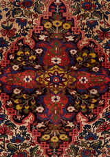 Antique  Bakhtiari Rug 4'9" x 6' 8"