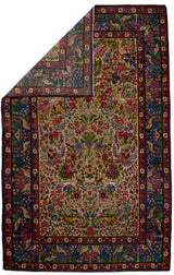 Antique Lavar Kerman Rug 4' 8" x 7' 5"