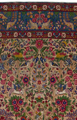 Antique Lavar Kerman Rug 4' 8" x 7' 5"
