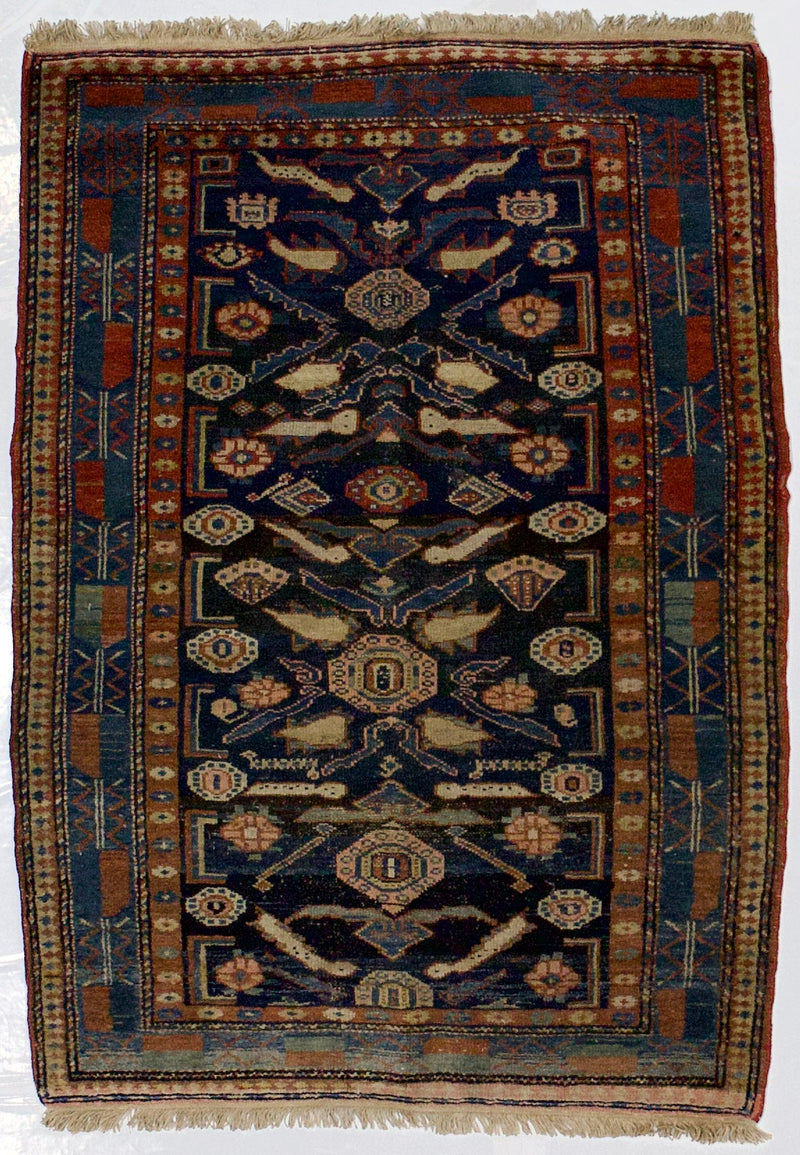 Antique Malayer Rug 3'4