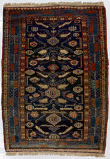 Antique Malayer Rug 3'4" x 4' 8"