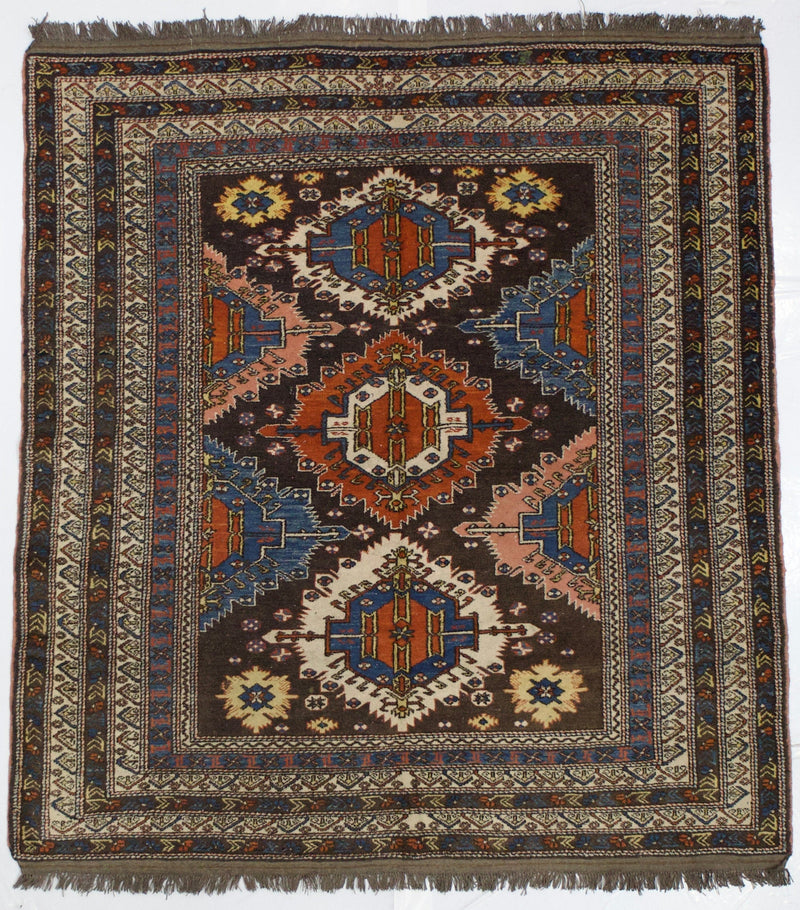 Antique Caucasian Shirvan Rug 5' 6