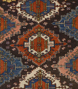Antique Caucasian Shirvan Rug 5' 6" x 6' 1"
