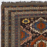 Antique Caucasian Shirvan Rug 5' 6" x 6' 1"