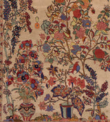 Antique Kashan Rug 4'2" x 6' 11"