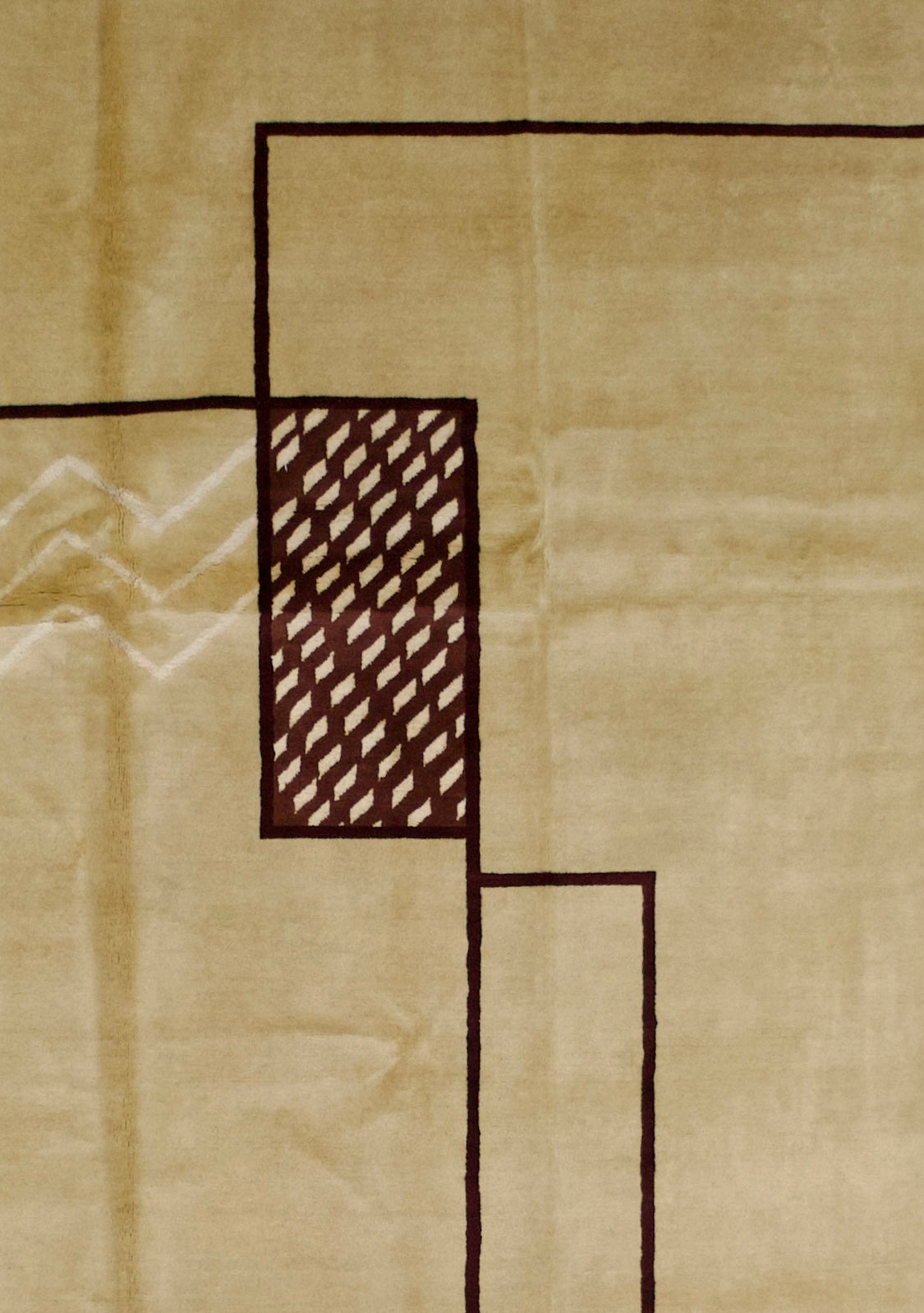 Fine Mid Century French Rug Dasilvia Design 6'3" x 9' 1''