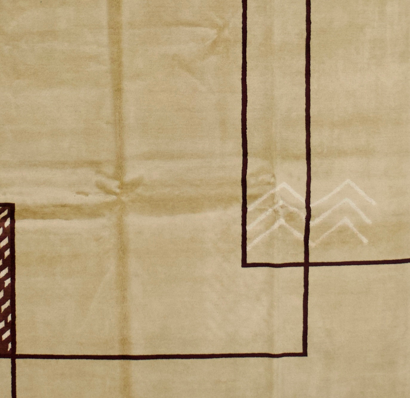 Fine Mid Century French Rug Dasilvia Design 6'3" x 9' 1''