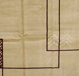 Fine Mid Century French Rug Dasilvia Design 6'3" x 9' 1''