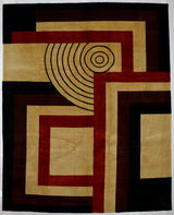 French Artistic Design Rug 7'9" x 9' 9"
