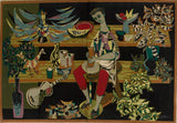 Extremely Fine Mid Century French Tapestry design and Signed by R Debir 3'10" x 5' 4"