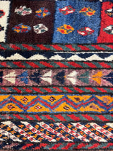 Antique  Tribal Lori Rug 6'1" x 7' 6"
